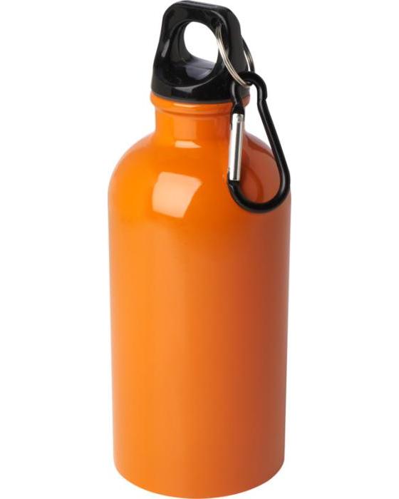 Oregon 400ml recycled stainless steel water bottle with carabiner