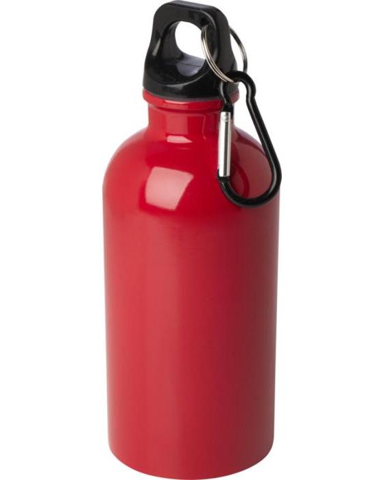Oregon 400ml recycled stainless steel water bottle with carabiner